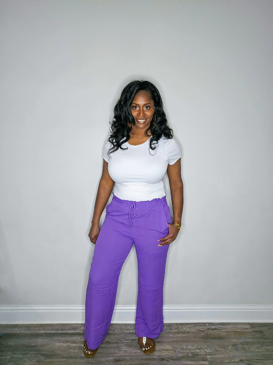 パンツ CHLOE Woman Pants Violet CH25SPA09355 56B Chloe Pants-Purple – Accessory Fix LLC