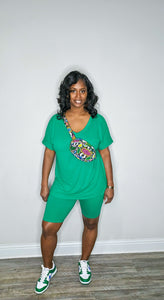 Summer Chill Set-Kelly Green