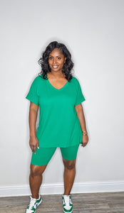 Summer Chill Set-Kelly Green