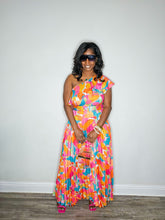 Load image into Gallery viewer, Summer Daze Cold Shoulder Maxi Dress-Multi-Colored