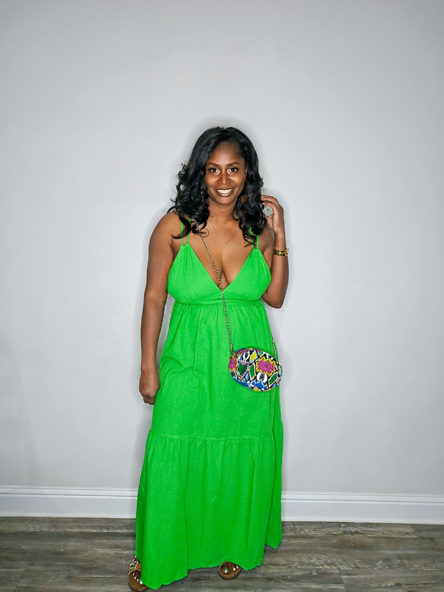 Lizzy Maxi Dress-Kelly Green Accessory Fix LLC Lizzy Maxi Dress-Kelly Green Accessory Fix LLC