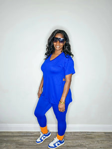 Split Up Set-Royal Blue
