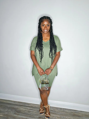 Summer Chill Set-Light Olive