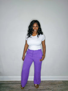 Chloe Pants-Purple
