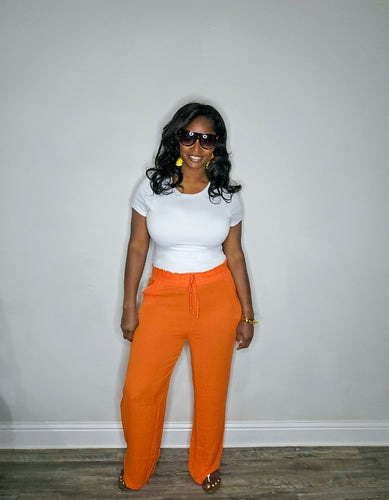 Chloe Pants-Orange