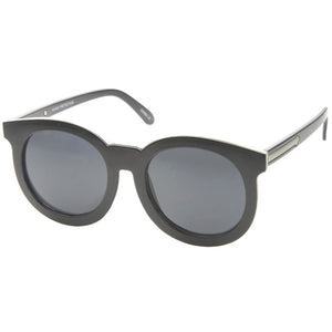 Round Sunglasses w/ gold trim