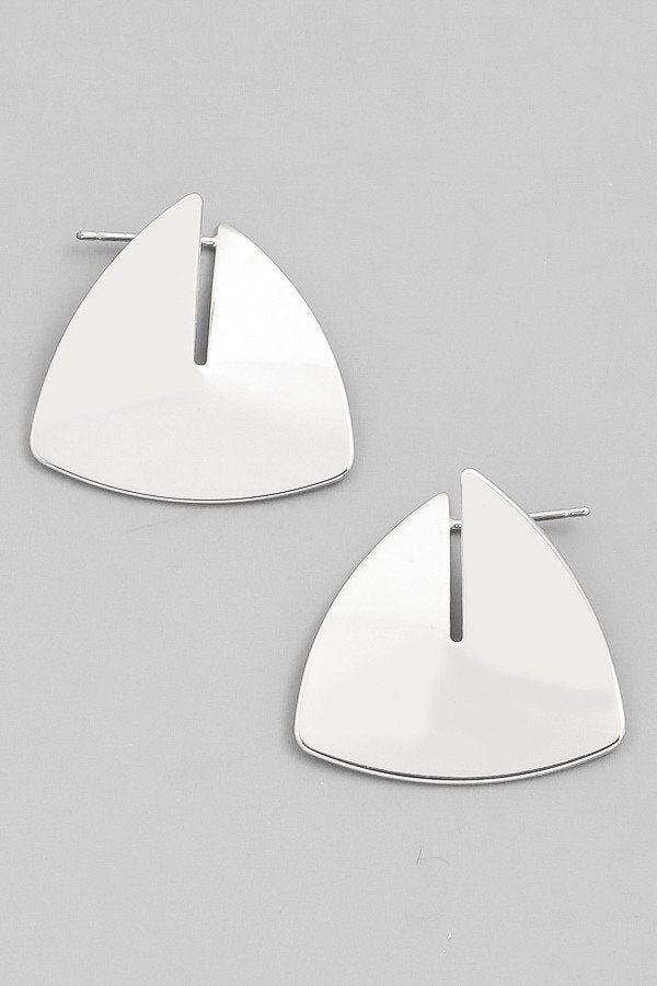 Split Earrings-silver