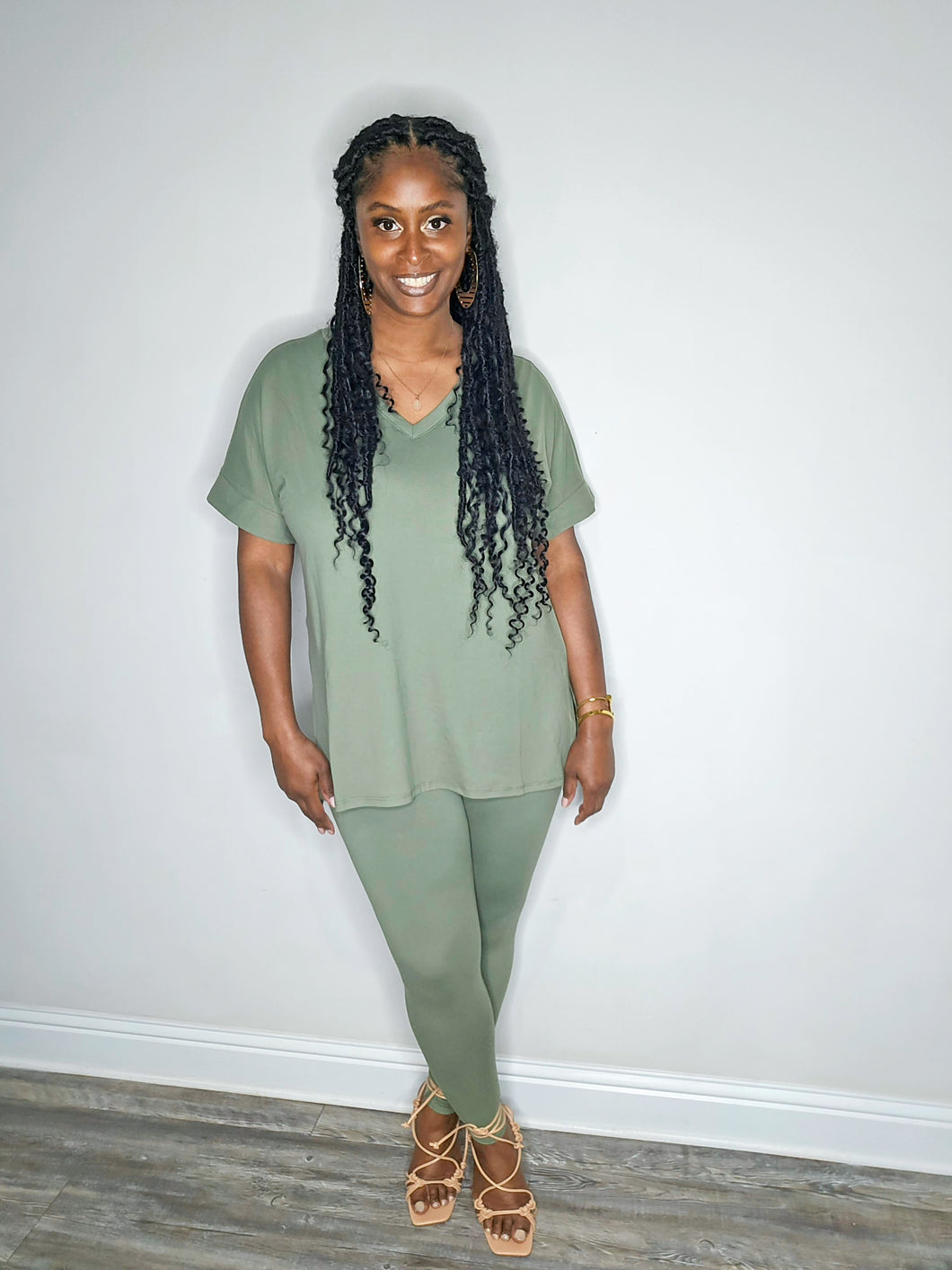 Just Chill Set-Light Olive
