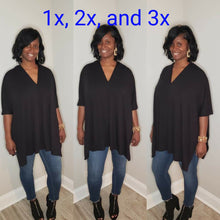 Load image into Gallery viewer, Joi Poncho Top Plus Size