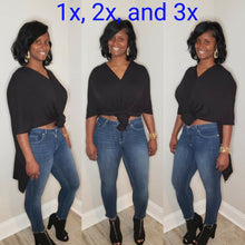 Load image into Gallery viewer, Joi Poncho Top Plus Size