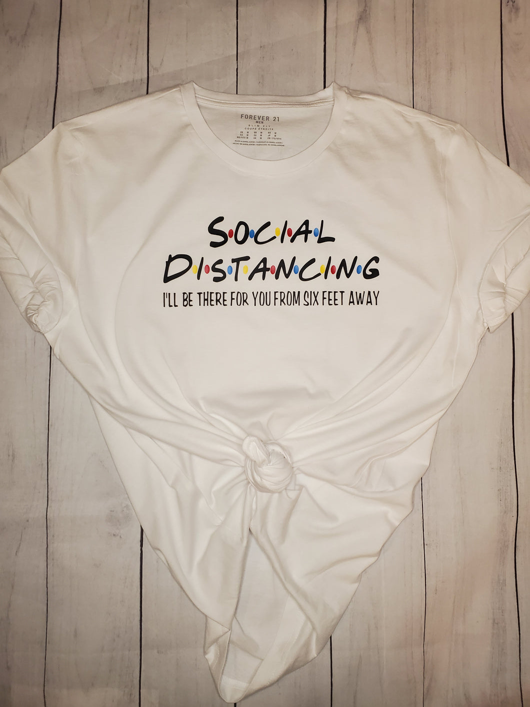 Social distancing shirt