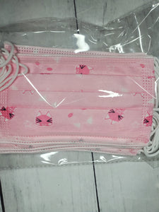 Kids-12 pack face covers-blue/pink