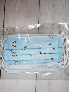 Kids-12 pack face covers-blue/pink