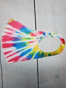 Tie Dye Polyester face covers