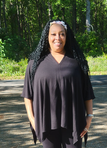 Joi Poncho Top Plus Size