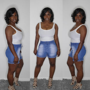 Chambray Short Set