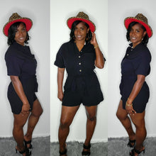 Load image into Gallery viewer, A Touch of Class Romper-Black