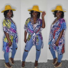 Load image into Gallery viewer, Spring Kimono-Snake Skin