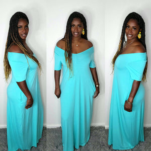 Lillian Maxi Dress-Mint