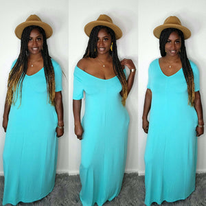 Lillian Maxi Dress-Mint