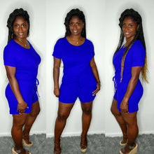 Load image into Gallery viewer, Spring Romper-Blue