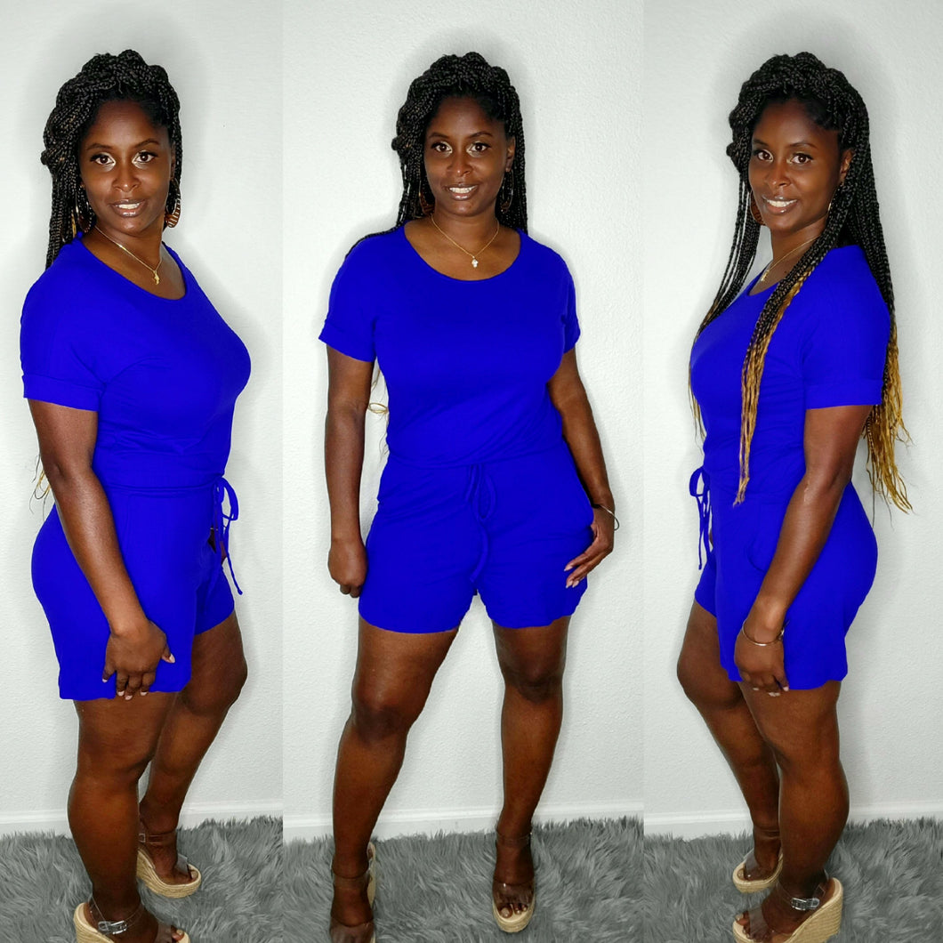Spring Romper-Blue