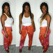 Load image into Gallery viewer, Ryan Trouser Pants-Rust Tie Dye