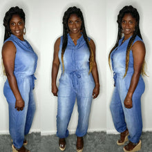 Load image into Gallery viewer, Chambray Jumpsuit