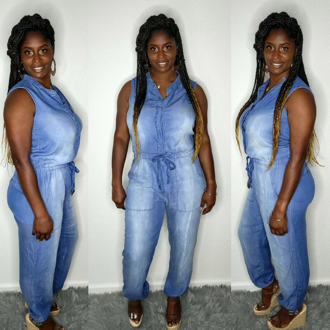 Chambray Jumpsuit