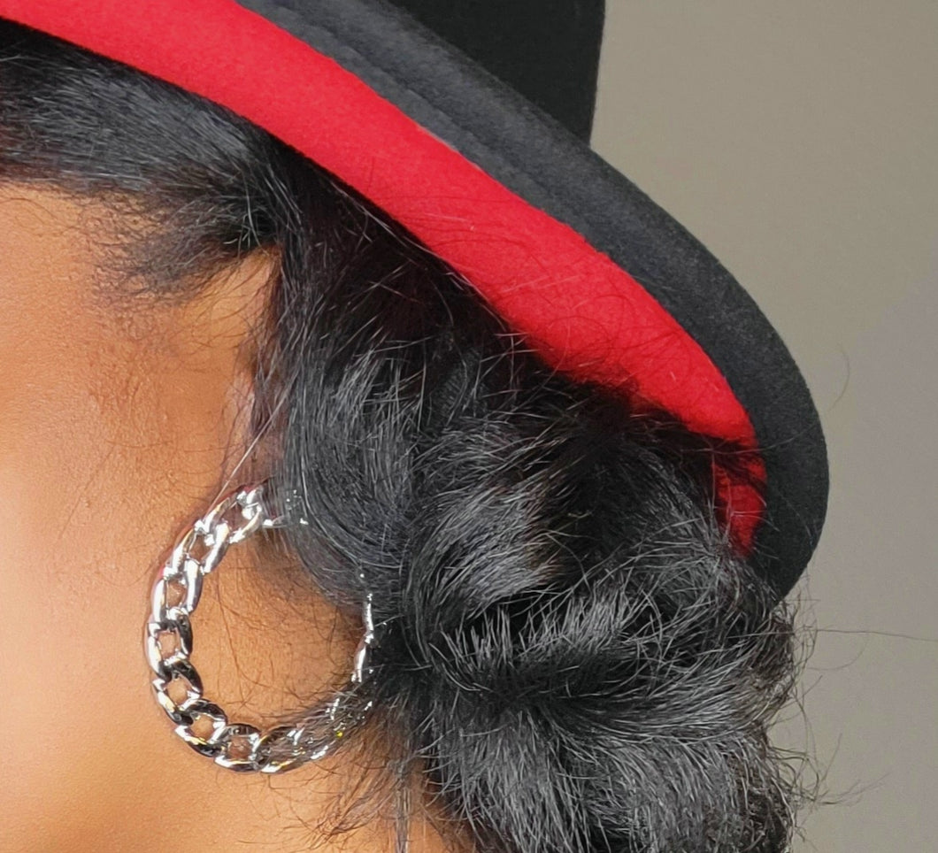 Chain Link Hoop Earrings 2