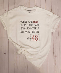 Roses are red shirt-Custom