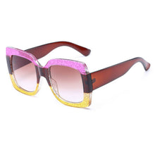 Load image into Gallery viewer, Luxury Retro Square Frame Sunglasses