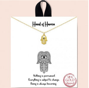 Hand of Hamsa Necklace