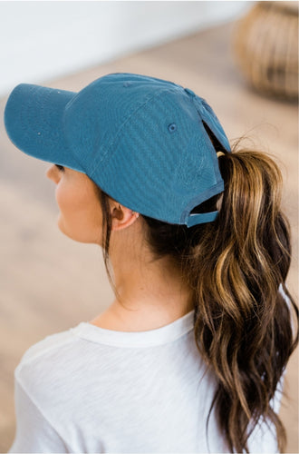 Ponytail baseball cap