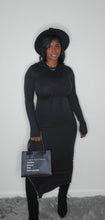 Load image into Gallery viewer, I Speak French Vegan Leather Mini Tote-Black