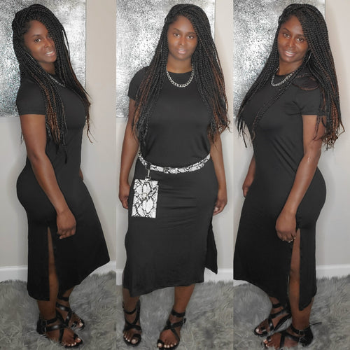 Snake Skin Belt Bag