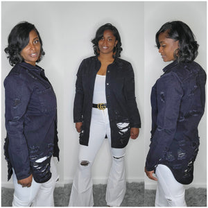 Es Denim Jacket-Black