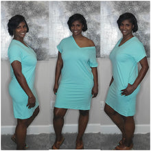 Load image into Gallery viewer, Lala V-Neck Dress- Mint