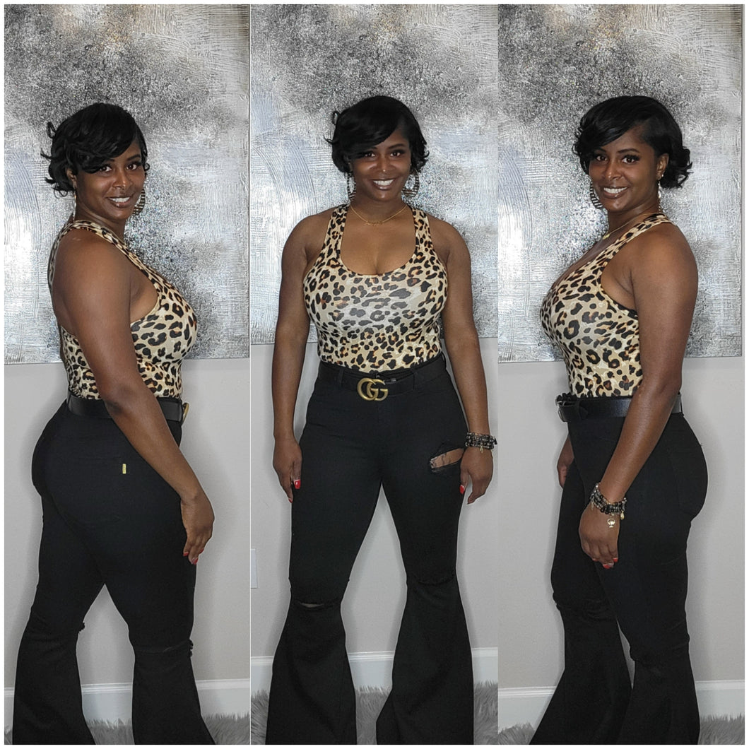 Leopard Print Bodysuit