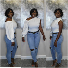 Load image into Gallery viewer, Classy One Shoulder Top