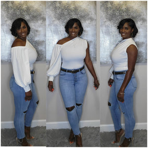 Classy One Shoulder Top