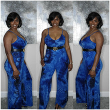 Load image into Gallery viewer, Ryan Jumpsuit-Blue Tie-dye