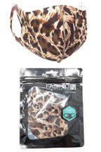 Leopard print face covers