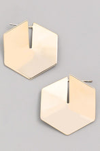 Load image into Gallery viewer, Hexagon Mini Earrings